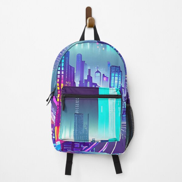 Item preview, Futuristic Cityscape Seamless Blend of Digital Realities and Glitch Art designed and sold by Akira Miyamoto.