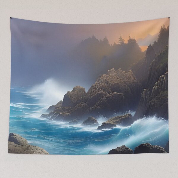 Item preview, Morning on the Cliffside Bay designed and sold by IrishBarbarian.