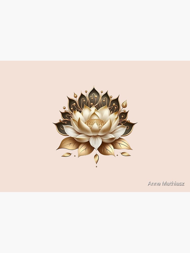 Golden lotus flower logo vector Stock Vector by ©Glopphy 35352831