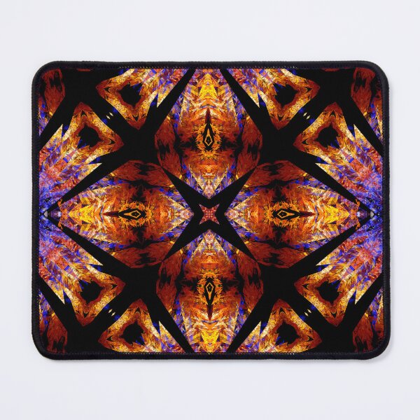 Item preview, black diamond grid on blue and browns designed and sold by effervescence.