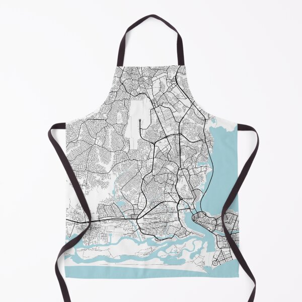 Item preview, Lagos City Map of Nigeria - Circle designed and sold by deMAP.
