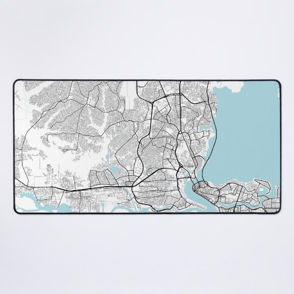 Item preview, Lagos City Map of Nigeria - Circle designed and sold by deMAP.
