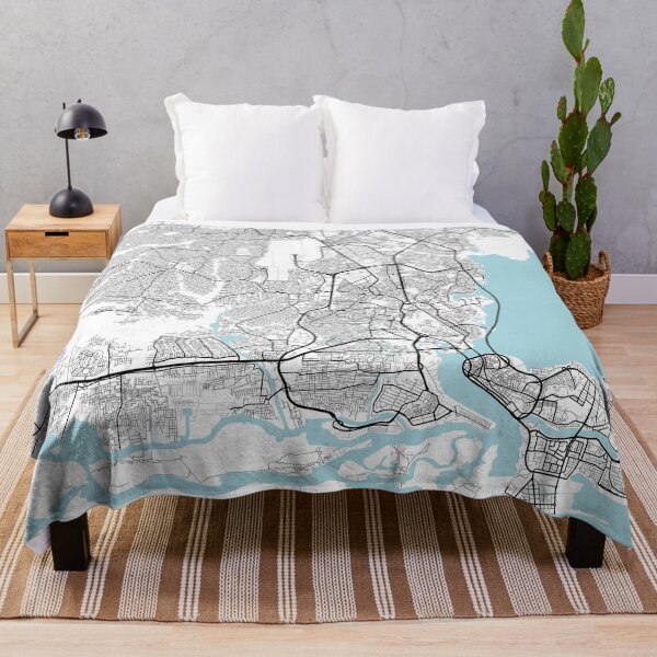 Item preview, Lagos City Map of Nigeria - Circle designed and sold by deMAP.