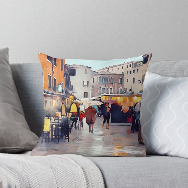 Aperçu de l'œuvre Venise un jour de pluie créée et vendue par Dana Roper.