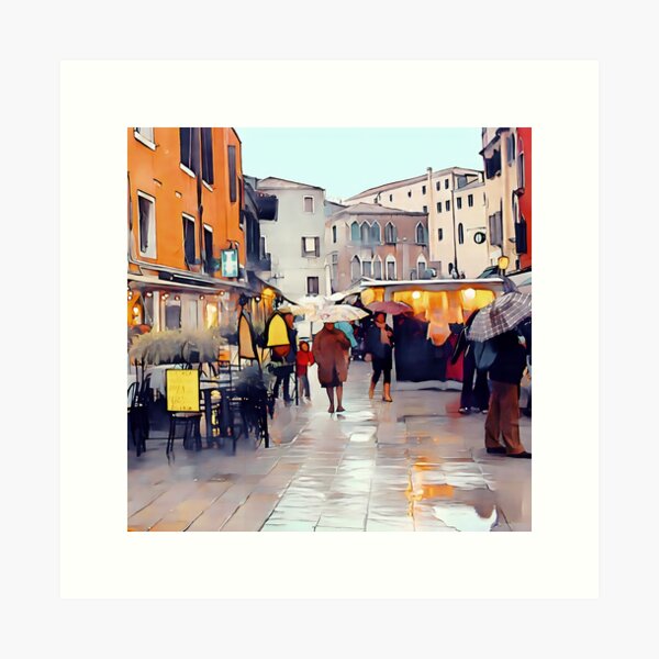 Item preview, Venice on A Rainy Day designed and sold by Dana Roper.