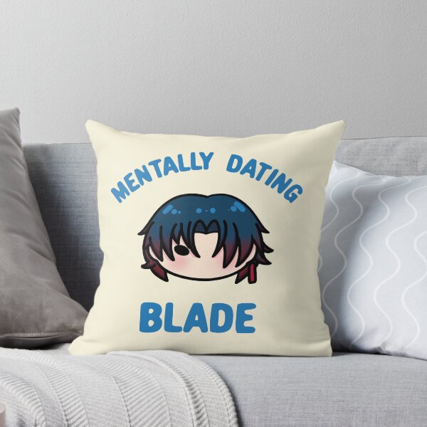 Item preview, Honkai Star Rail mentally dating Blade chibi typography | Morcaworks designed and sold by Morcawork.