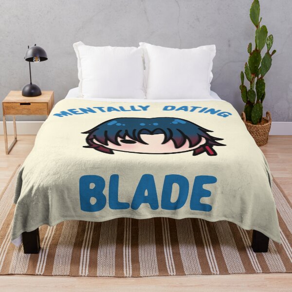 Item preview, Honkai Star Rail mentally dating Blade chibi typography | Morcaworks designed and sold by Morcawork.