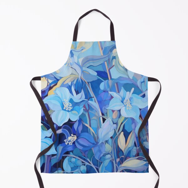 Item preview, The Botanical Series - painterly celebration of blue, light, and texture designed and sold by Adriano Carrideo.
