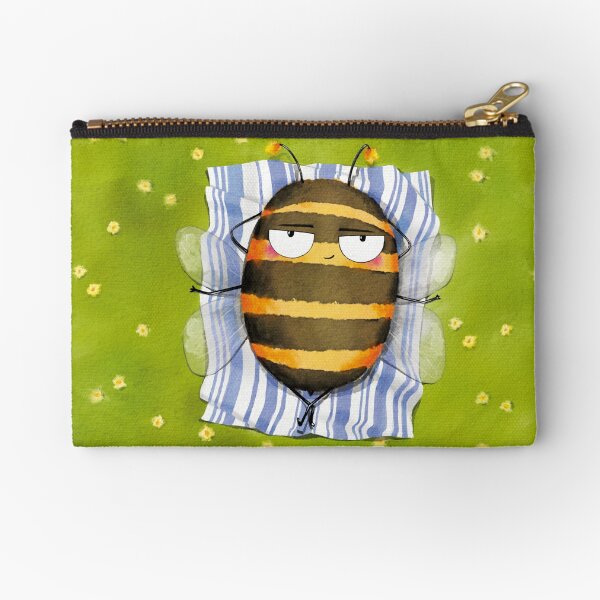 Item preview, Bee is relaxing in the sun horizontal  designed and sold by Anya Illustration Studio.