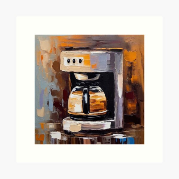 Colorful Espresso Maker Poster by drdigitaldesign