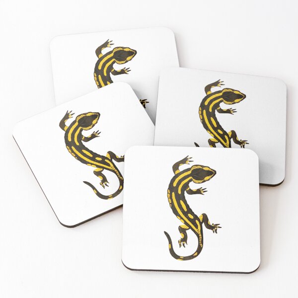 Item preview, Lagarto amarillo y negro designed and sold by portokalis.