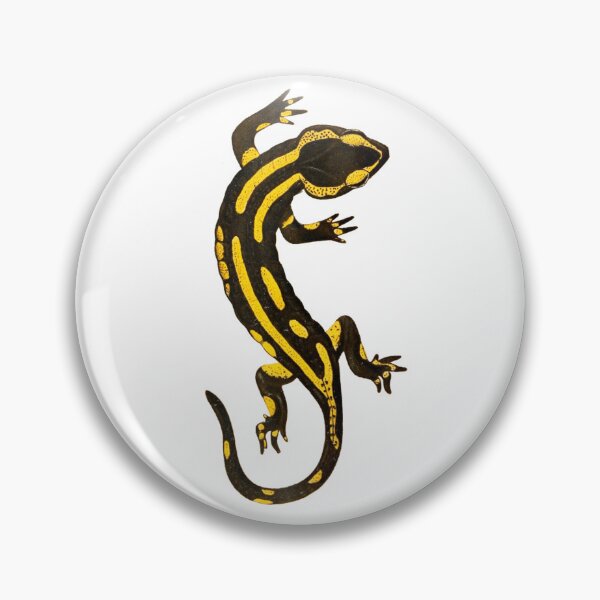 Item preview, Lagarto amarillo y negro designed and sold by portokalis.