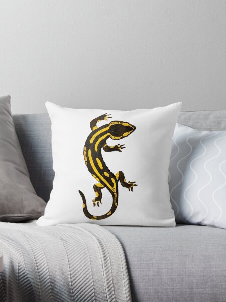 Vista previa del artículo con la obra «Lagarto amarillo y negro», diseñado y vendido por portokalis.