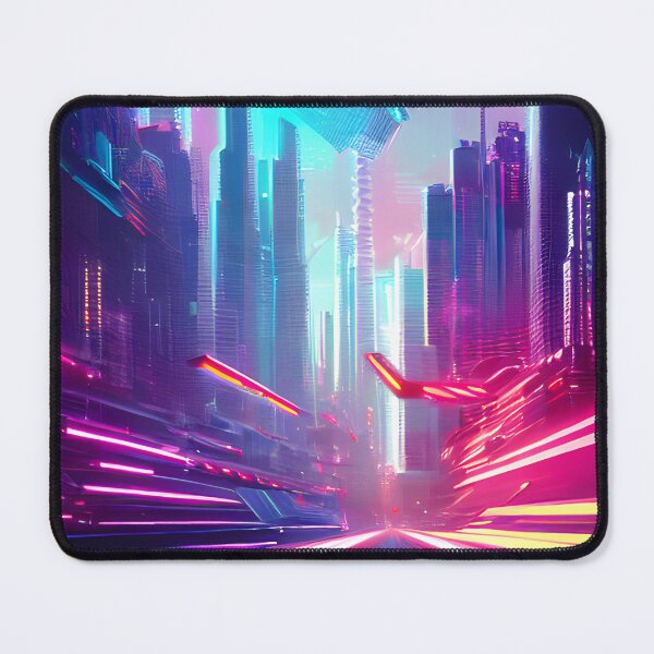 Item preview, Futuristic Cityscape: Seamless Blend of Digital Realities and Glitch Art designed and sold by Akira Miyamoto.