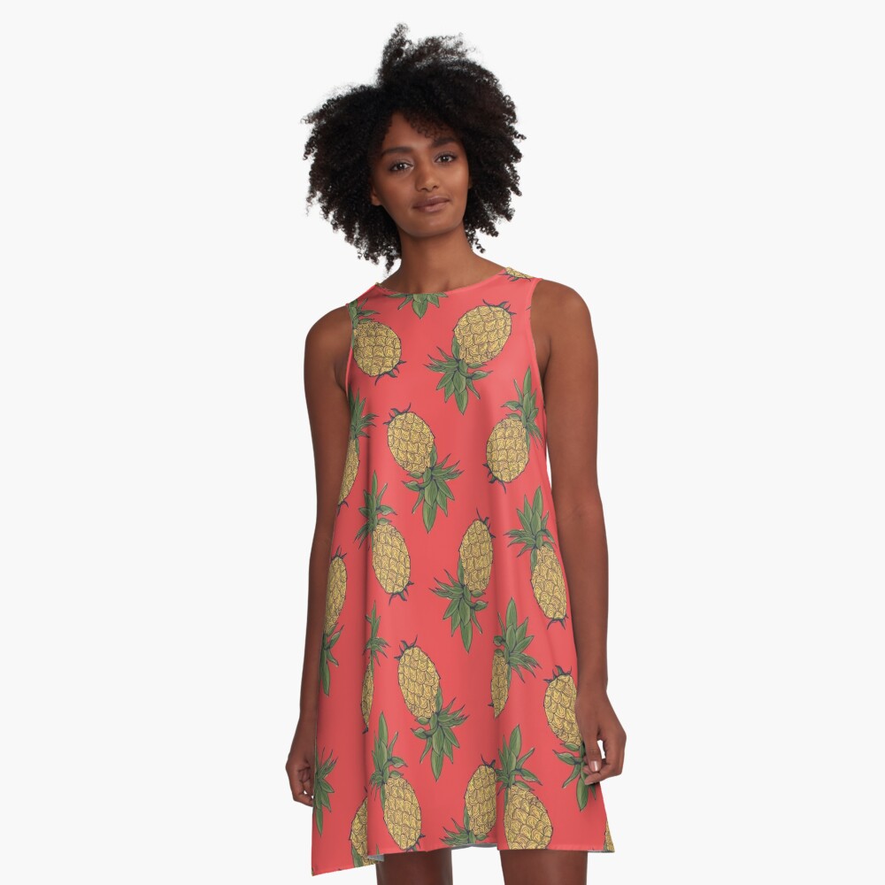 Pink pineapple hot sale dress