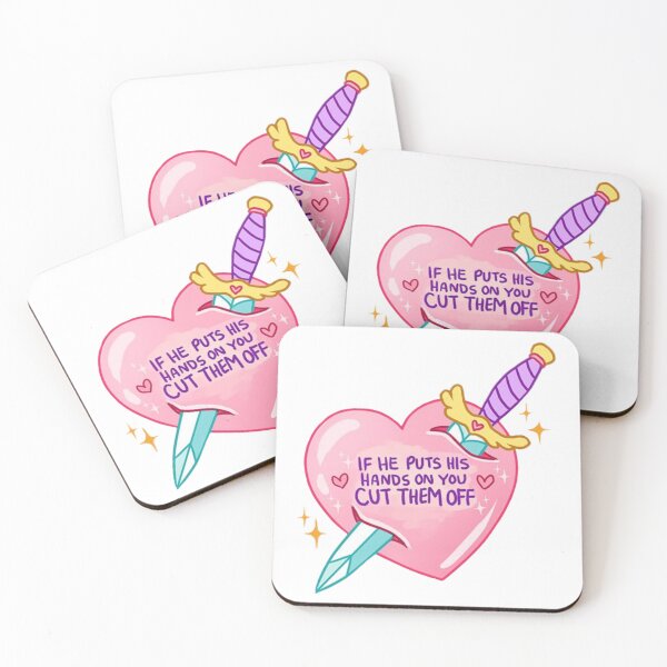 Item preview, If he puts his hands on you cut them off designed and sold by BrontesWhimsyStore.