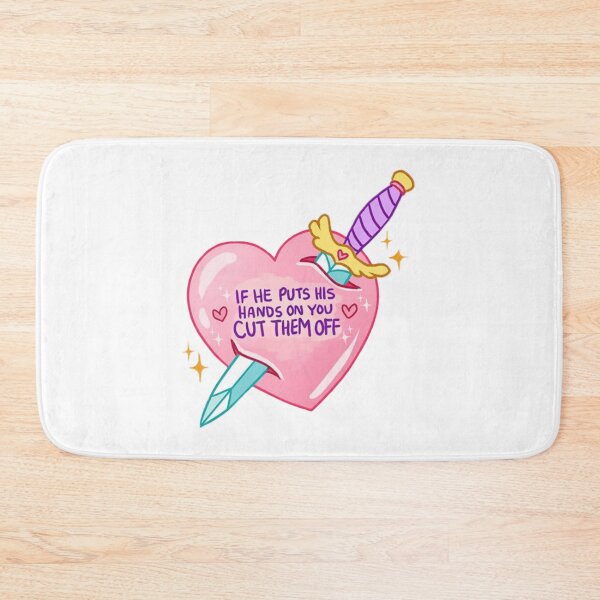 Item preview, If he puts his hands on you cut them off designed and sold by BrontesWhimsyStore.