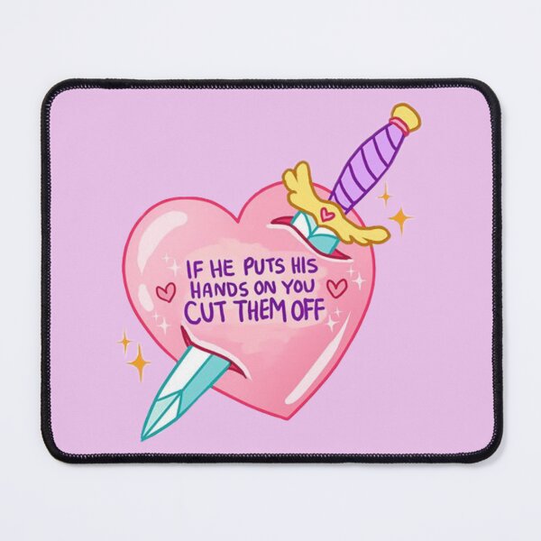 Item preview, If he puts his hands on you cut them off designed and sold by BrontesWhimsyStore.