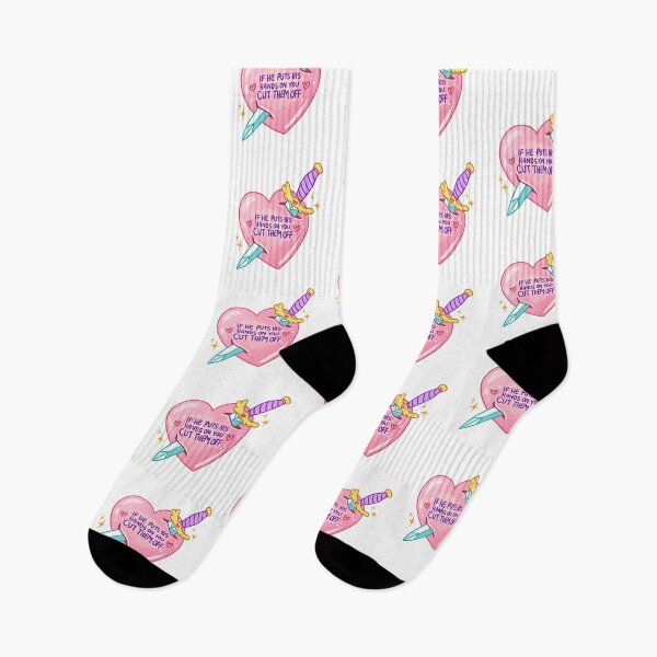 Item preview, If he puts his hands on you cut them off designed and sold by BrontesWhimsyStore.