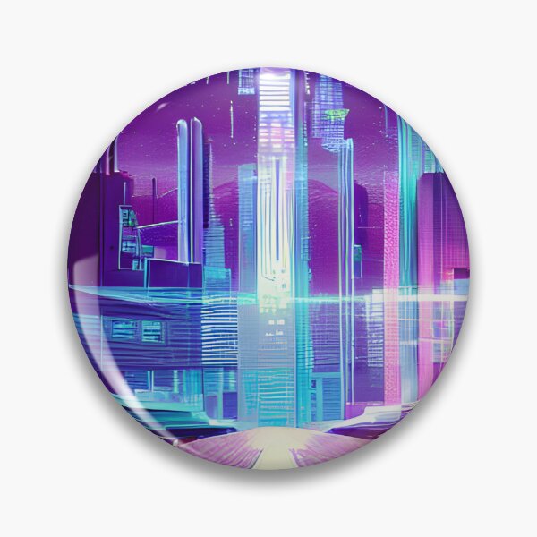 Item preview, Futuristic Cityscape: Seamless Blend of Digital Realities and Glitch Art designed and sold by Akira Miyamoto.