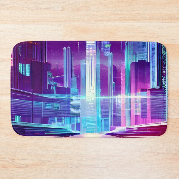 Item preview, Futuristic Cityscape: Seamless Blend of Digital Realities and Glitch Art designed and sold by Akira Miyamoto.