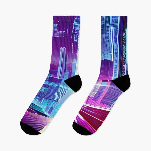 Item preview, Futuristic Cityscape: Seamless Blend of Digital Realities and Glitch Art designed and sold by Akira Miyamoto.