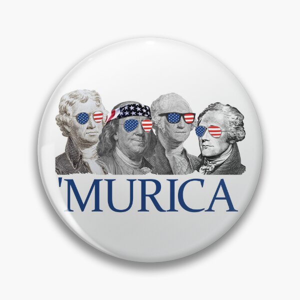 Item preview, Murica Founding Fathers Patriotic 4th Of July Murica Gear designed and sold by DynamicDesign.