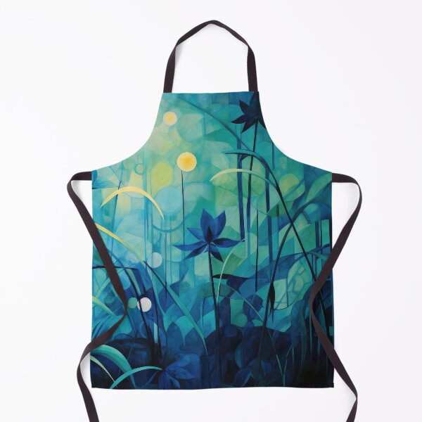 Item preview, The Botanical Series - painterly celebration of blue, green, light, and texture designed and sold by Adriano Carrideo.
