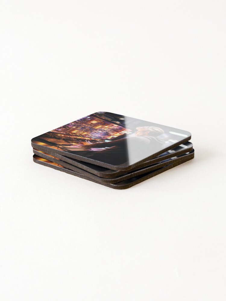 Thumbnail 4 of 5, Coasters (Set of 4), Quantum Computing Engineer - Quantum Algorithm Developer designed and sold by TheBrainArt.