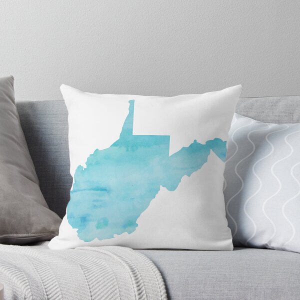 Item preview, Blue Watercolor West Virginia designed and sold by kevgib.
