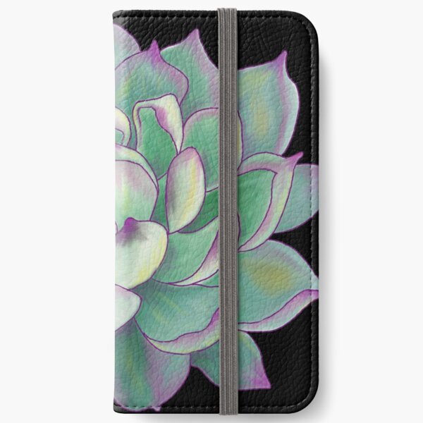 Succulent plant iPhone Wallet