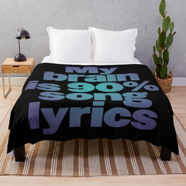 Item preview, My brain is 90% song lyrics v.1 designed and sold by x1brett.