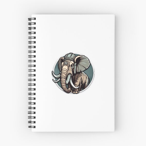 Item preview, Steelpunk mammoth sticker designed and sold by spoo-art.