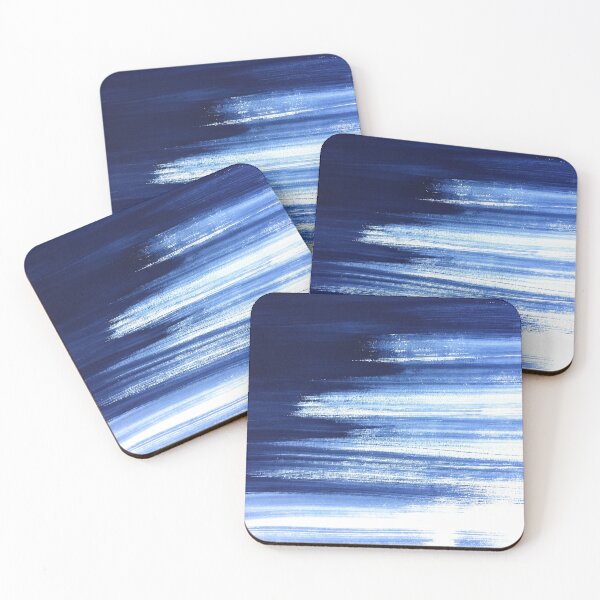 Item preview, Blue coloured Brush Stroke designed and sold by IftinDesigns.