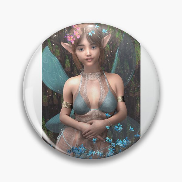 Item preview, Cute fairy with flowers designed and sold by Fantasyart123.