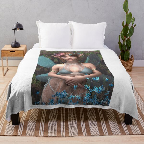 Item preview, Cute fairy with flowers designed and sold by Fantasyart123.