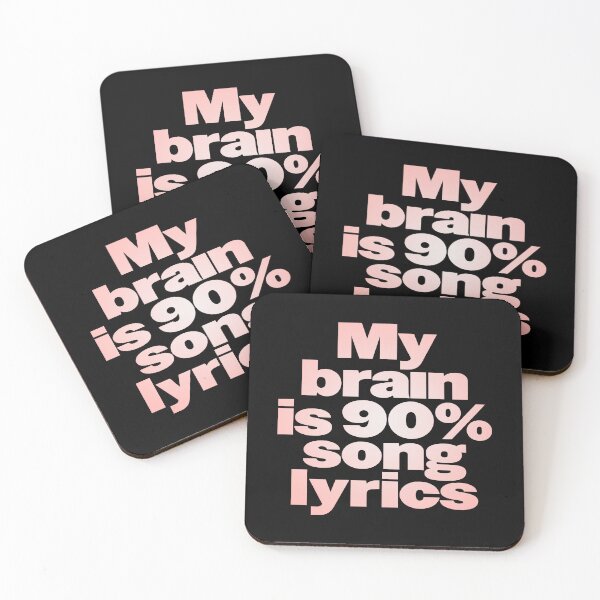 Item preview, My brain is 90% song lyrics v.2 designed and sold by x1brett.