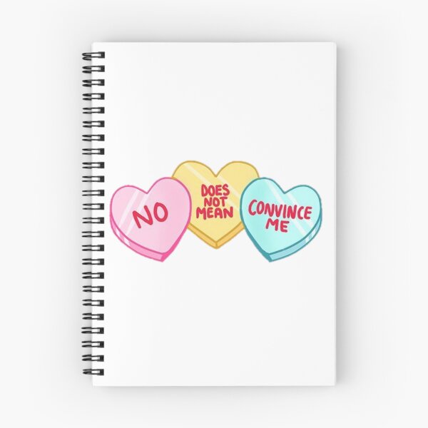 Item preview, No does no mean convince me designed and sold by BrontesWhimsyStore.