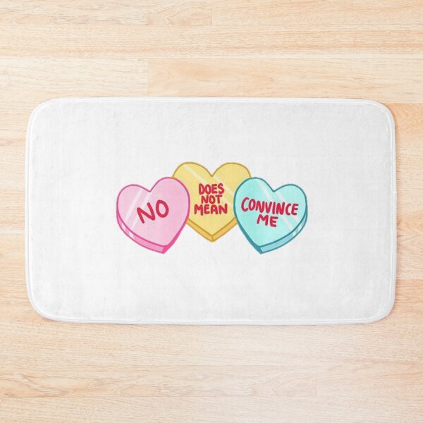 Item preview, No does no mean convince me designed and sold by BrontesWhimsyStore.