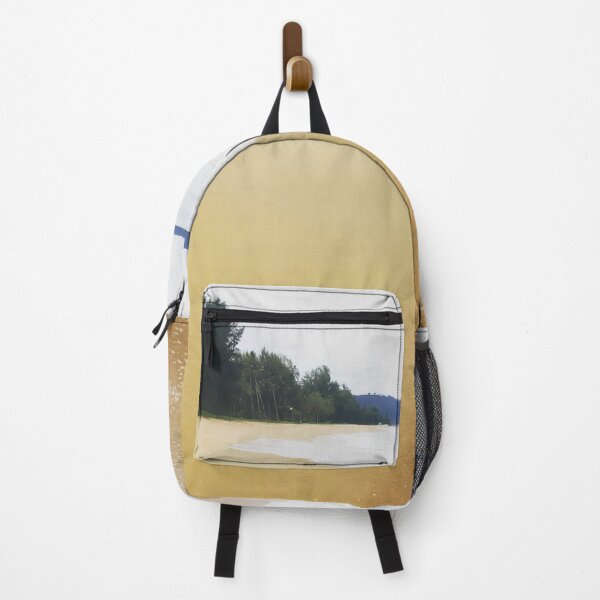 Item preview, Long Stretch of Deserted Beach in Thailand: A Celebration of Solitude and Serenity designed and sold by Oh Halo Berry.