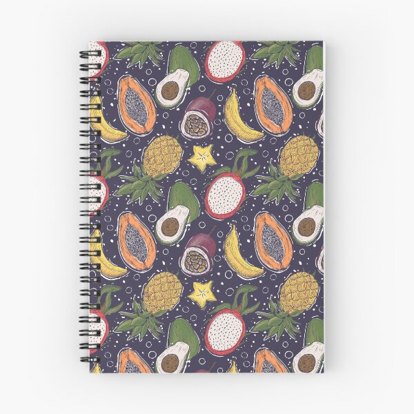 Item preview,  Tropical Fruit Dark Background designed and sold by Claudia S. Design.