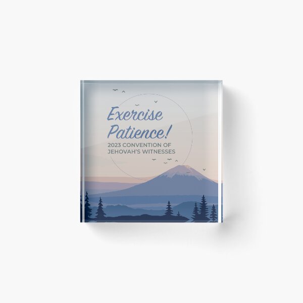 Item preview, 2023 Exercise Patience Convention - Blue Mountain designed and sold by BestPlannerShop.
