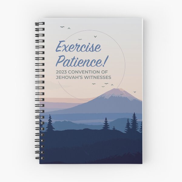 Artikelvorschau, 2023 Exercise Patience Convention – Blue Mountain entworfen und verkauft von BestPlannerShop.