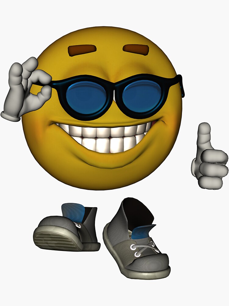 emoji-thumbs-up-dude-sticker-by-thebloop-redbubble