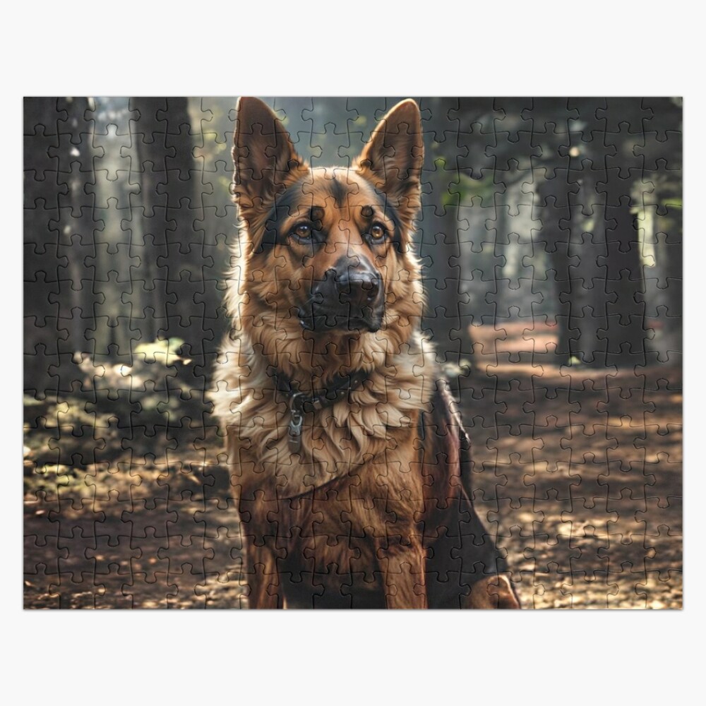 1000 Piece Jigsaw Puzzles for Adults - German Shepherd Dog