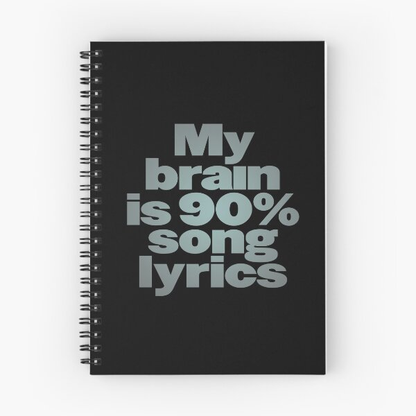 Item preview, My brain is 90% song lyrics v.3 designed and sold by x1brett.