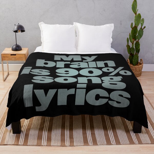 Item preview, My brain is 90% song lyrics v.3 designed and sold by x1brett.