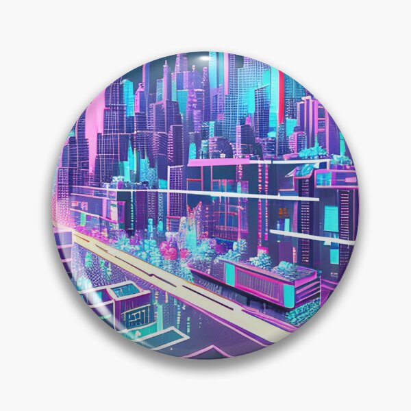 Item preview, Futuristic Cityscape: Seamless Blend of Digital Realities and Glitch Art designed and sold by Akira Miyamoto.