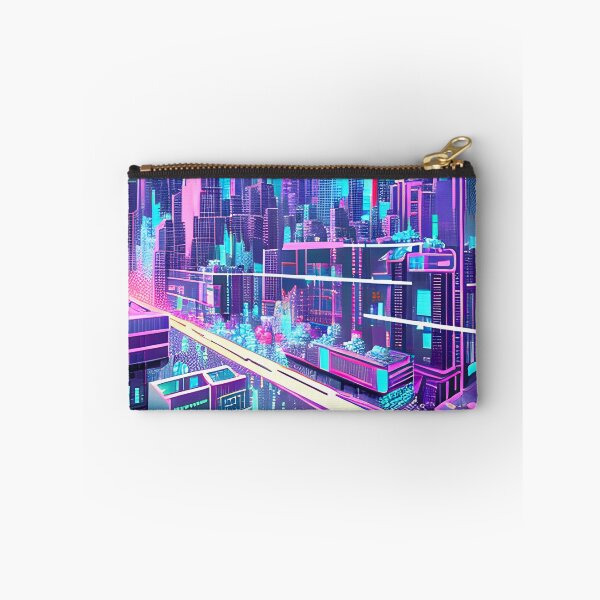 Item preview, Futuristic Cityscape: Seamless Blend of Digital Realities and Glitch Art designed and sold by Akira Miyamoto.