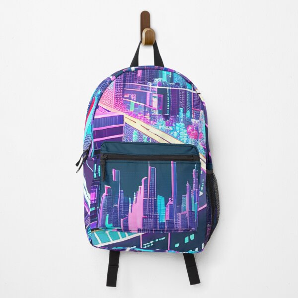 Item preview, Futuristic Cityscape: Seamless Blend of Digital Realities and Glitch Art designed and sold by Akira Miyamoto.
